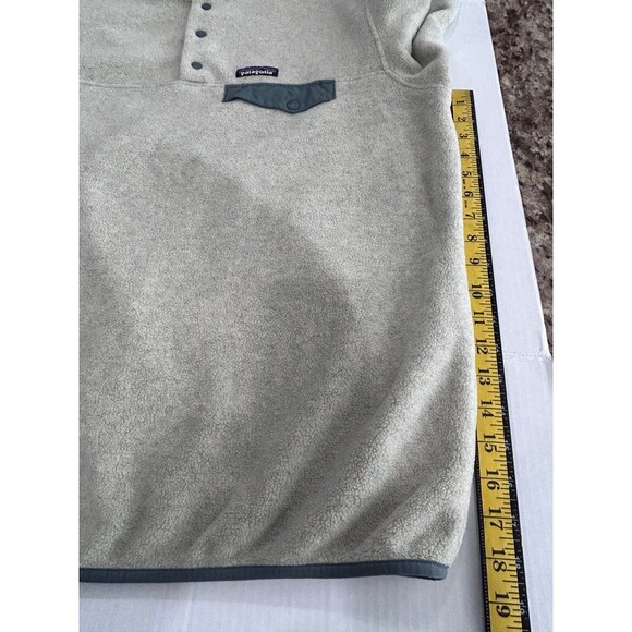 Patagonia Synchilla Snap-T Fleece Pullover Size XL Oatmeal Heather Pastel Salvia - Picture 9 of 12